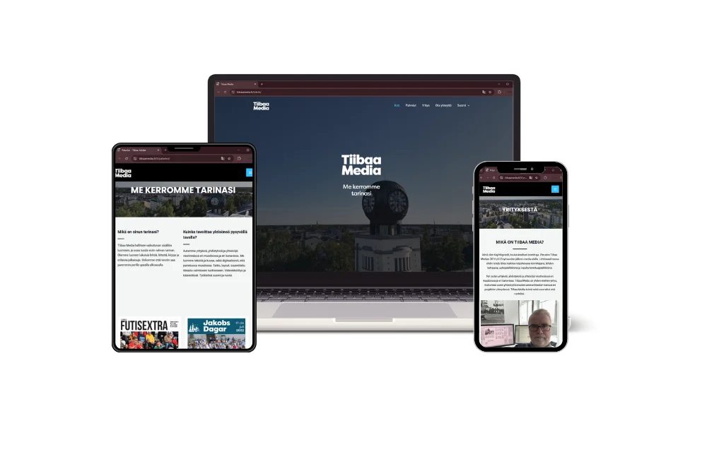 Skärmdump av Tiibaa Media